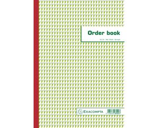Orderbook ligné 29,7x21cm 50 feuillets triple autocopiant