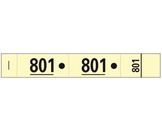Carnet de 50 tickets vestiaires numérotés de 3 volets (dont 2 volets avec trous) - Format 20x3 cm 