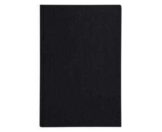 Registre 35x22,5cm 5x5 folioté 400 pages - Noir toilé