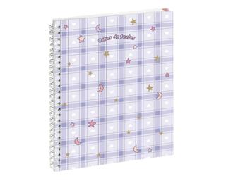 Cahier de textes Elsa Tartan 17 x 22 cm 