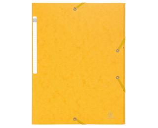 Chemises à élastiques carte lustrée 3 rabats monobloc 