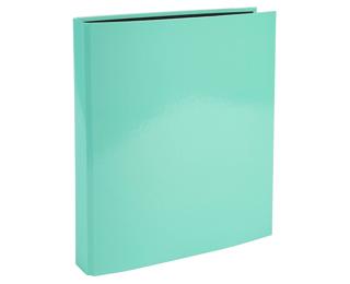 Aquarel Ringbinder Plastic Coated 4Ring 25mm - Pastel green