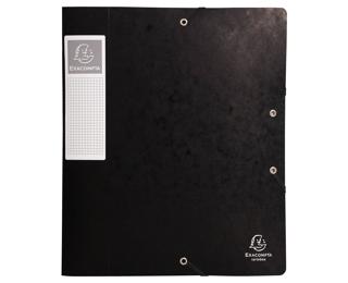 Cartobox® Cartulina lustrada 7/10e - 600 g/m2 - Lomo: 60 mm - Formato de documento: A4 - Tamaño: 25x33cm - Negro