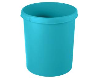 Corbeille à papier Klassik 30L Titane - Turquoise