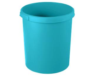 Corbeille à papier Klassik 30L Titane - Turquoise