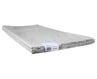 Papiertischdecken, auf Format gefaltet, Packung mit 400 Stück, eingeschweißt, Format 80x80cm - Weiß