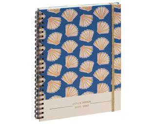 Agenda de bureau SAS 20 Lady Color Design 15 x 21 cm Semainier Septembre 2026 à Août 2027-Coquillage - Visuel