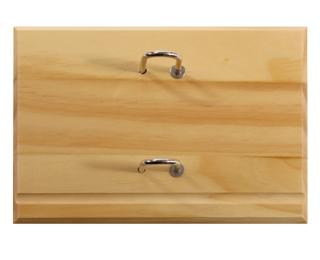 Socle en bois pour Bloc-pratic - Marron clair