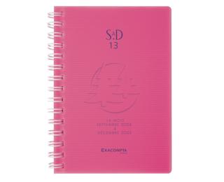 Agenda de poche SAD 13S Linicolor 9 x 13 cm Semainier Septembre 2024 à Décembre 2025 - 16 mois 