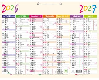 Calendrier Pep's 43 x 33,5 cm Septembre 2026 à Septembre 2027 