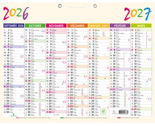 Calendrier Pep's 43 x 33,5 cm Septembre 2026 à Septembre 2027 