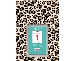 Bloc éphéméride neutre Papier sur support plaque imprimée 14,5 x 21,5 cm 2027 - Visuel
