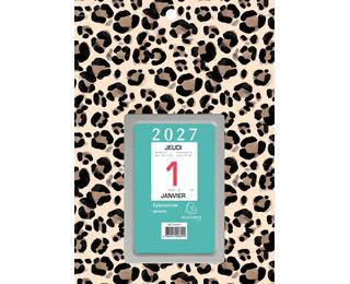 Bloc éphéméride neutre Papier sur support plaque imprimée 14,5 x 21,5 cm 2027 - Visuel