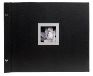 Album photos à vis rechargeable 40 pages noires Ceremony - 37x29 cm - Noir