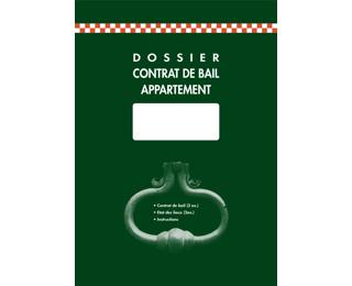 Contrats de bail appartement (3ex) - état des lieux (2 ex) - Instructions - texte FR