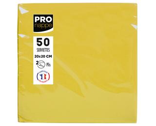 Packung mit 50 Cocktail-Servietten, mikrogeprägt (Point-to-Point), Tissue, 2-lagig - 20x20cm 