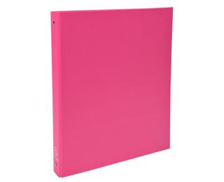 Ringband in PP met harde omslag - 4 ringen van 30mm - A4 - Roze