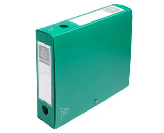 Ondoorzichtige klasseerdoose PP 7/10de Rug 60mm - A4 - Groen