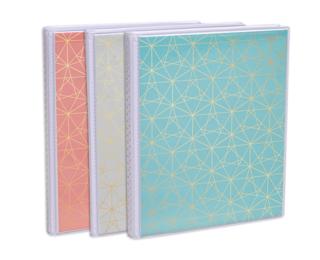 Exacompta - Cod. 65002E - 1 Album foto con tasche per 24 foto 11x15cm - 24 pagine - Formato 13x16cm - Design random