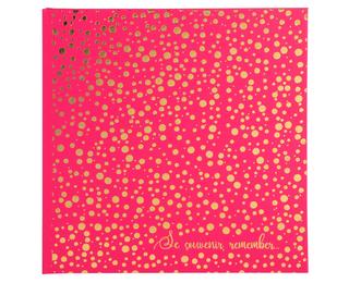 Fotoalbum 30 Seiten weiß 25x25cm, Plum' Violett