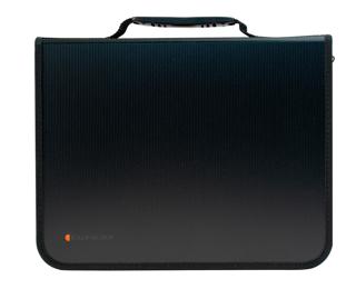 Konferenzmappe Exafolder mit 4 Ringen und 30mm Rücken, 27x36cm für DIN A4 - Exactive - Schwarz