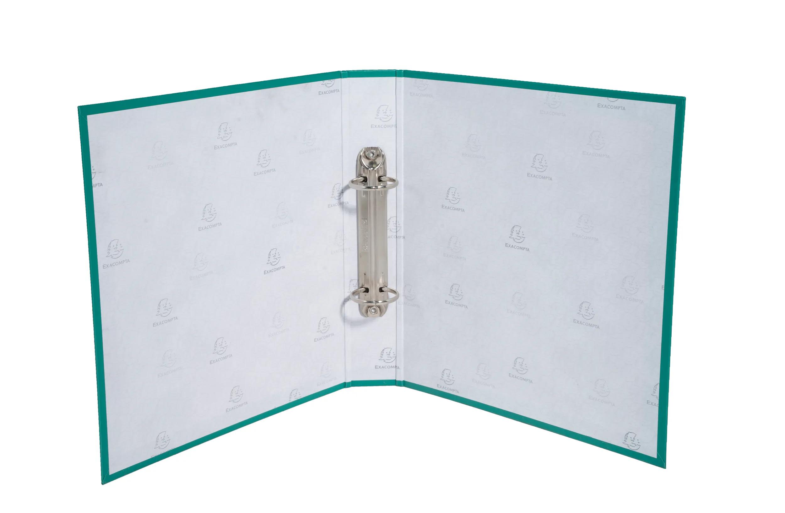 Classeur Bloc A5 4 Anneaux - 150 Feuilles 5 Couleurs, 5 Intercalaires, Fermeture élastique, Côtés Renforcés (vert) - 3