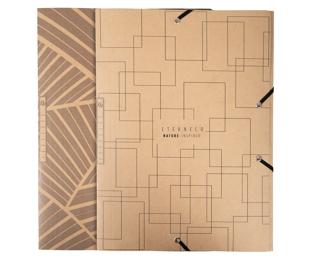 Sammelmappe A4 mit 3 Klappen und Gummizug, Karton 400g - Motive sortiert
