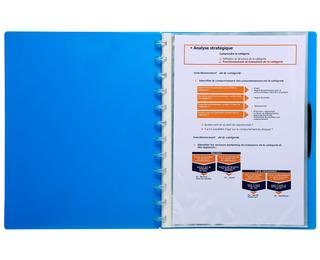 Recharge de 20 pochettes pour protège-documents à anneaux détachables en polypropylène - A4 
