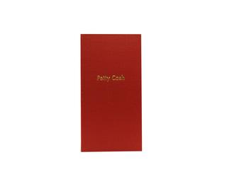 Guildhall Petty Cash Book 298x152mm - Red