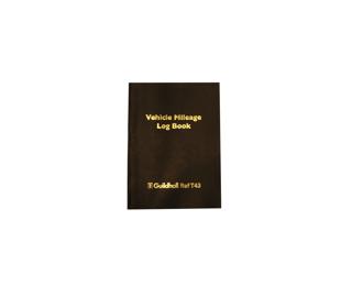 Exacompta Guildhall Vehicle Mileage Log Book - Black