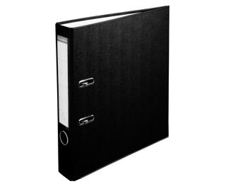 Ordner PP, mit 2 Ringen, Rückenbreite 50mm, 32x29cm für DIN A4 - Schwarz