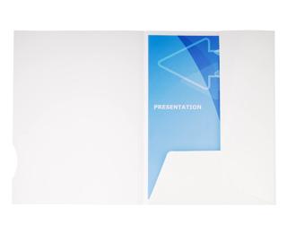 Boîte de 20 chemises de présentation carte brillante 250g Chromolux - A4 