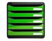 Glossy apple green