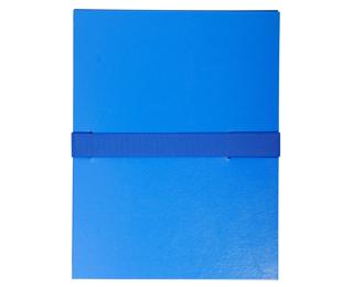 Chemise dos extensible balacron et sangle scratch. - Bleu