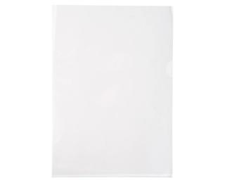 Pk 10 Cut Flush Fldr PVC A4 0.13mm Ast - Crystal