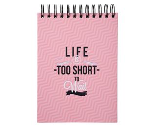 Spiralfotoalbum 50 Seiten schwarz 16x23cm - Little Graphic 