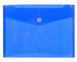 Packung mit 5 Prospekttaschen aus PP, A4 - Blau