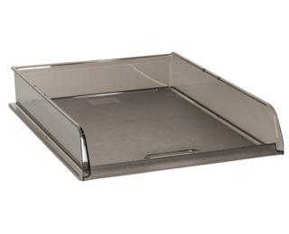LETTER TRAY B4 grey transparent - Transparent grey
