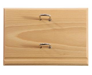 Socle luxe en chêne pour Bloc-pratic - Marron clair