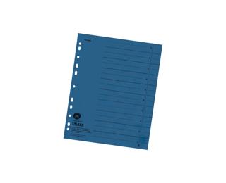 Trennblätter, 24 x 30cm, 230g/m2, durchgefärbt, 100er Poly - Blau