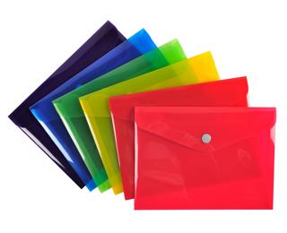 Tasche mit Druckknopf Iderama aus PP - Farben sortiert