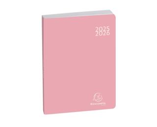 Agenda Forum Color Soft Harmony 12 x 17 cm Journalier Août 2025 à Juillet 2026 - Rose