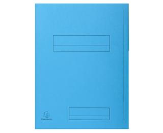 SUPER 210 - Pak van 50 mappen met 2 kleppen - 24x32cm - - Lichtblauw