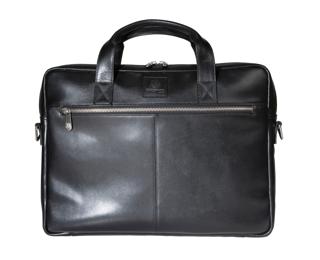 Exactive leather Laptop Bag black 