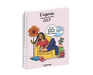 Agenda de bureau Gomargu 15 x 21 cm Semainier Janvier à Décembre 2027 