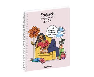 Agenda de bureau Gomargu 15 x 21 cm Semainier Janvier à Décembre 2027 