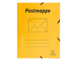 Postmappe A4 aus Karton - Gelb