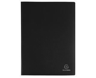 Protège-documents en polypropylène 5/10e OPAK pochettes Cristal 100 vues - A4 - Noir