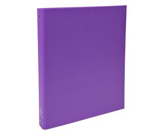 Ringband in PP met harde omslag - 4 ringen van 30mm - A4 - Purper