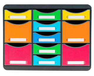 Schubladenbox STORE BOX MULTI, 11 offene Schubladen, Iderama 